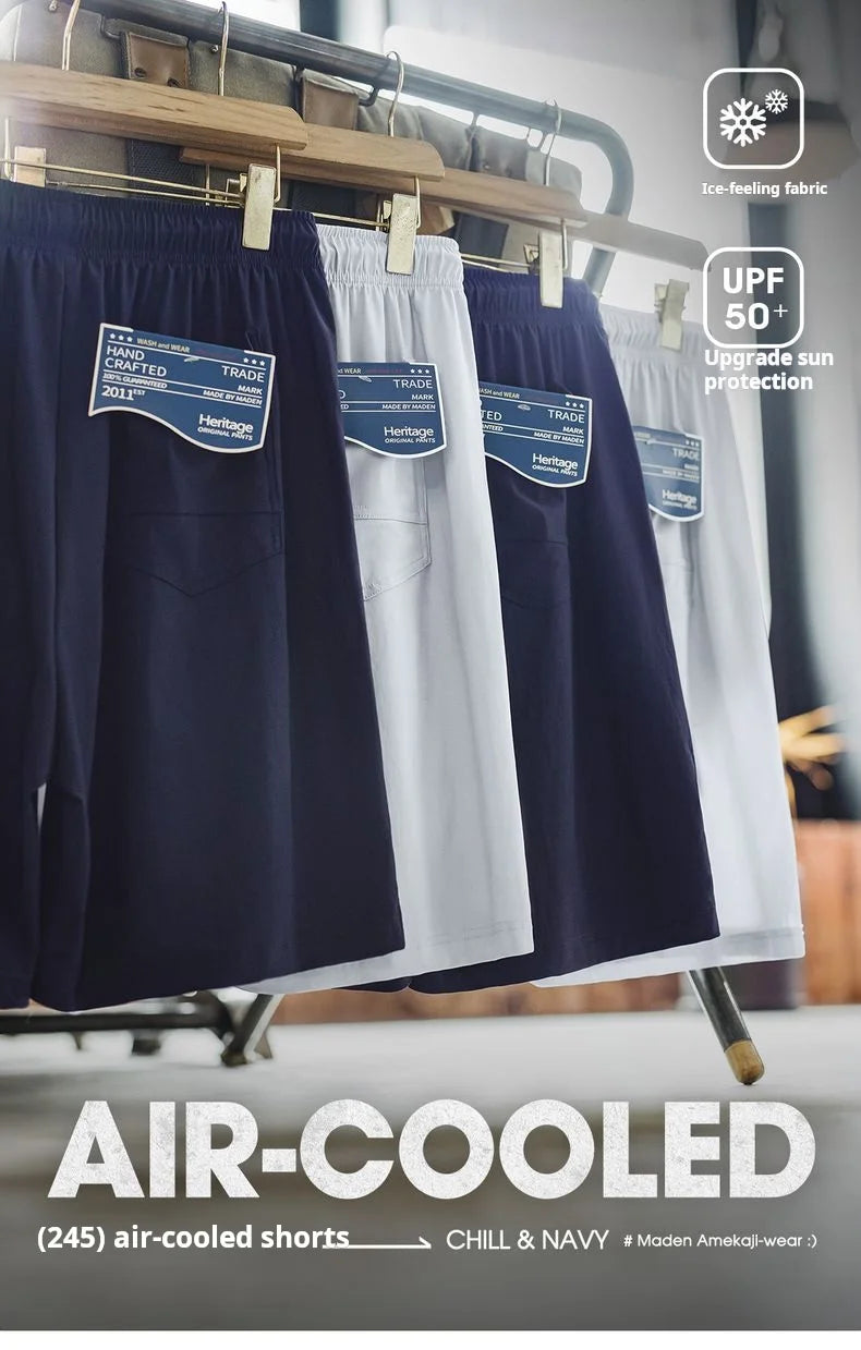Herren Shorts im Sommer-Stil mit UPF 50+ und elastischem Bund
