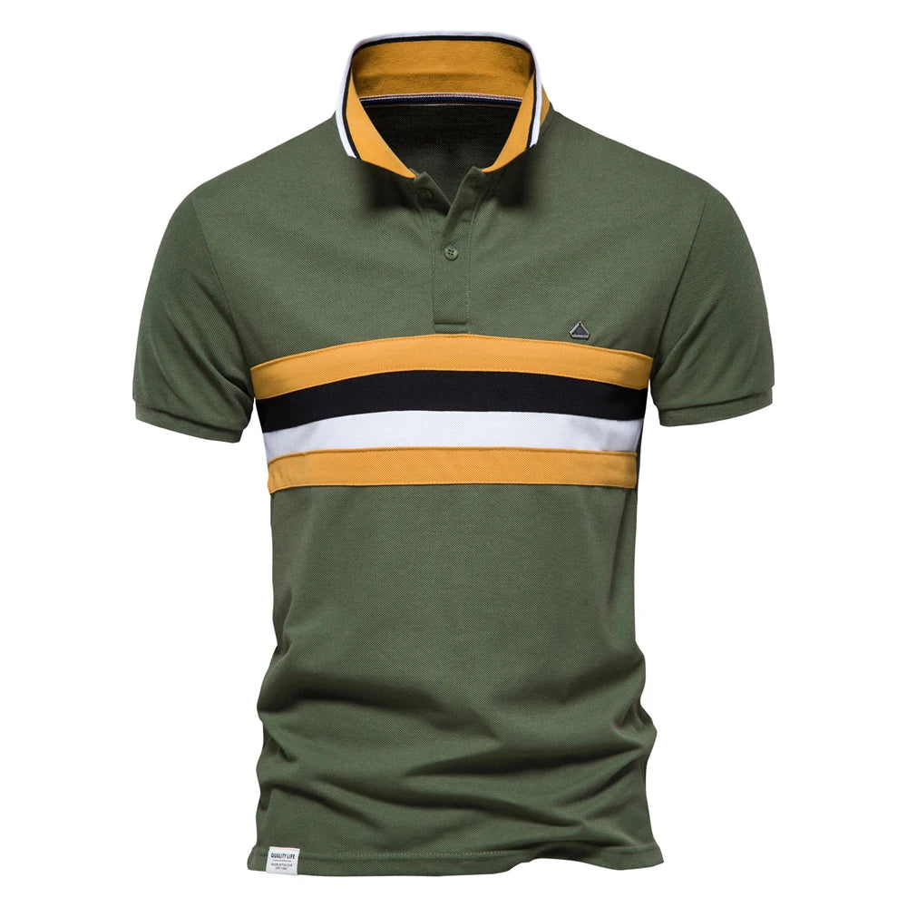 Herren Polo Shirt aus Baumwolle im lässigen Stil für den Sommer
