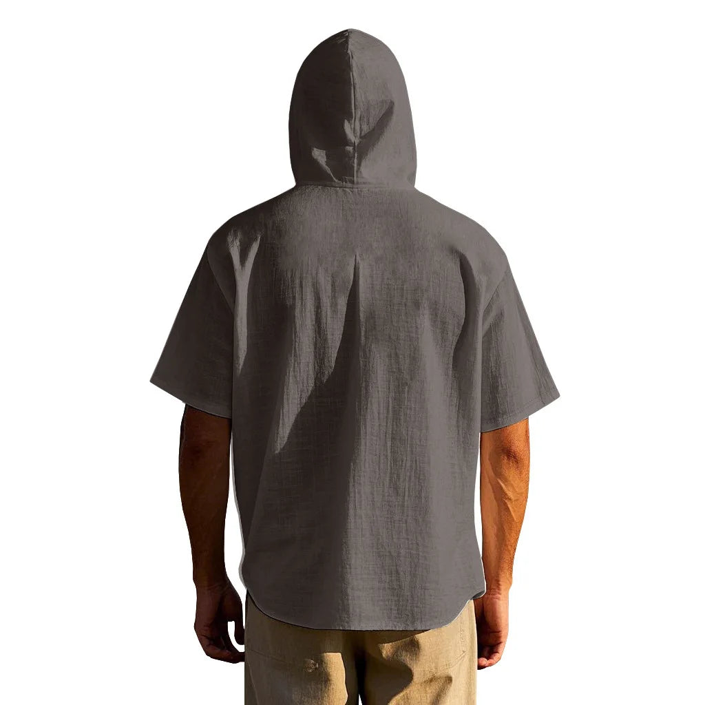 Langarm-Herrenhemd aus Cord mit Streifenmuster – aus samtweichem Baumwollstoff in mehreren Farben.