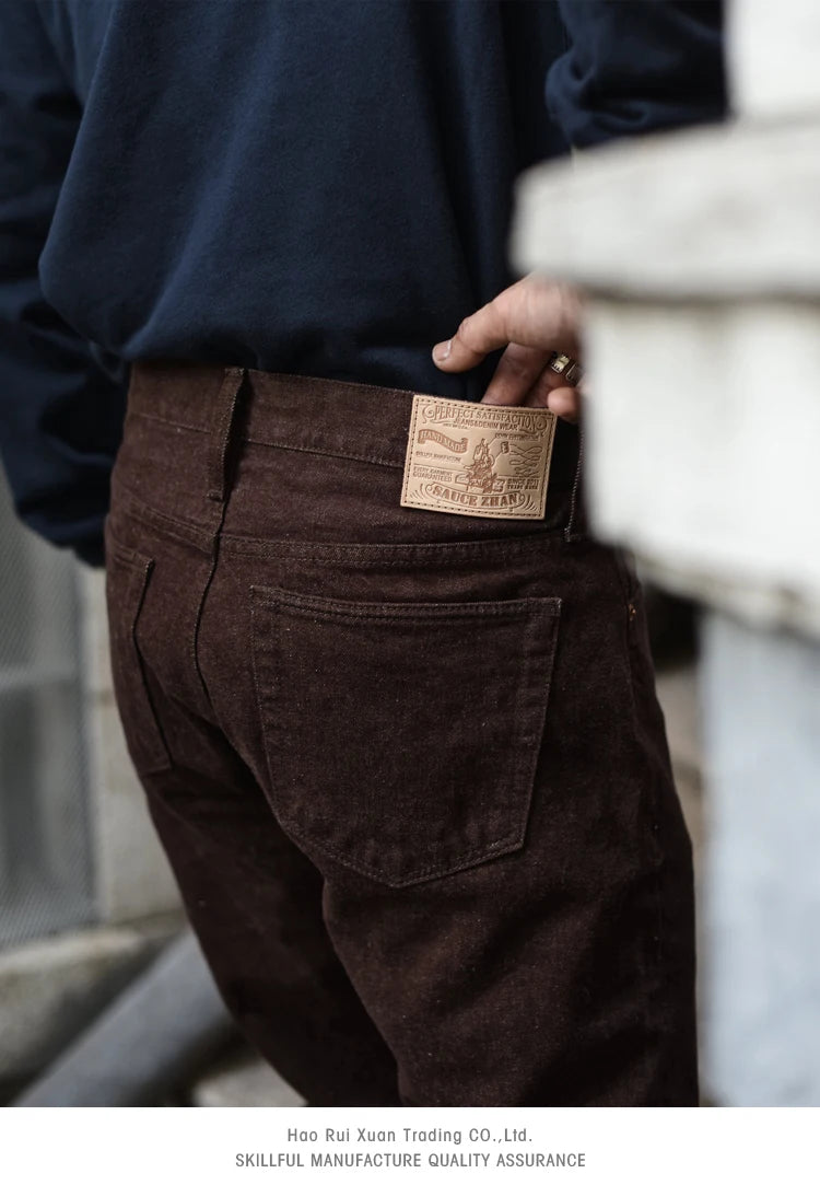 Herren Jeans aus Selvedge-Denim im Vintage-Stil mit Tapered Fit