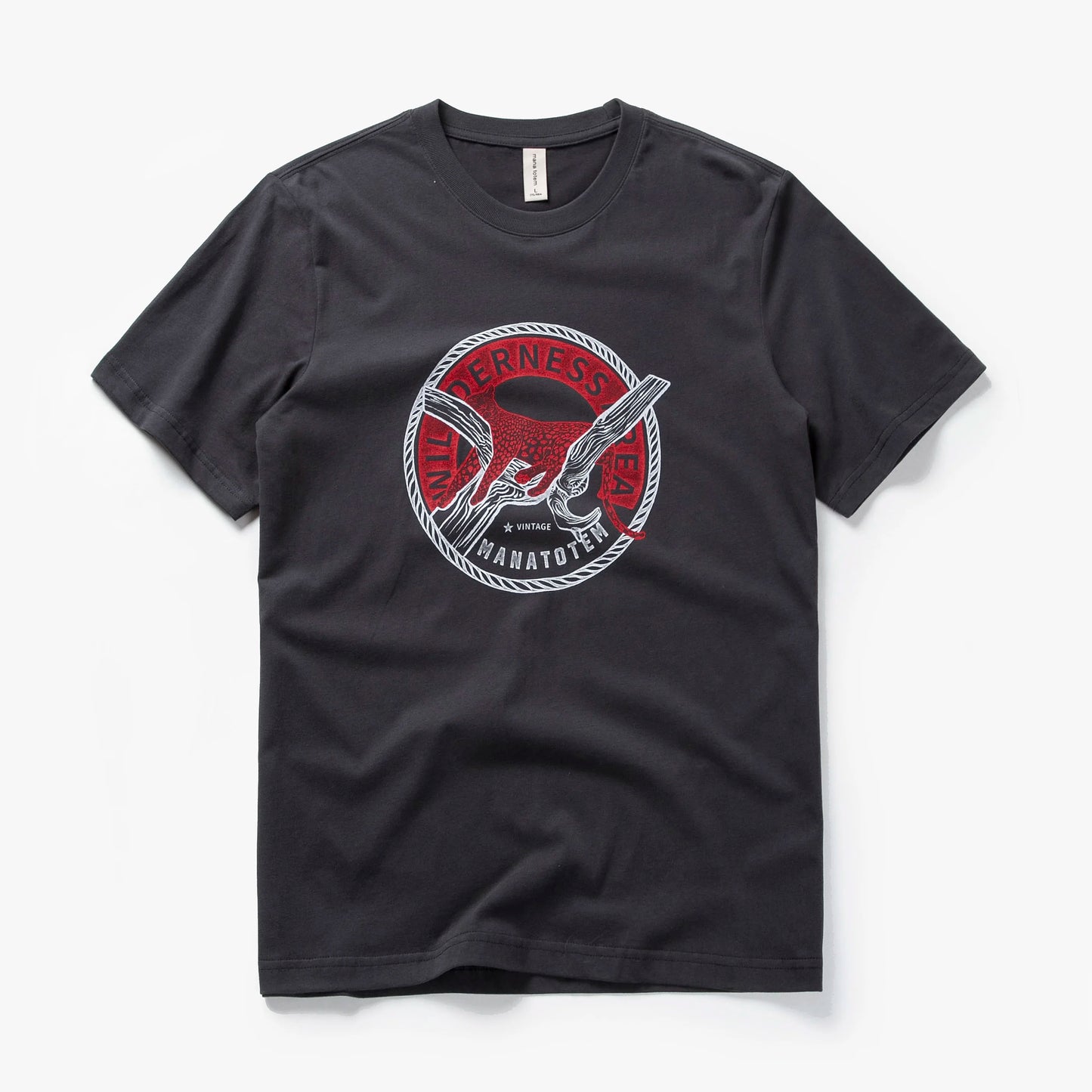 Herren T-Shirt mit Leoprint im Sommer Casual Stil aus 100 Prozent Baumwolle