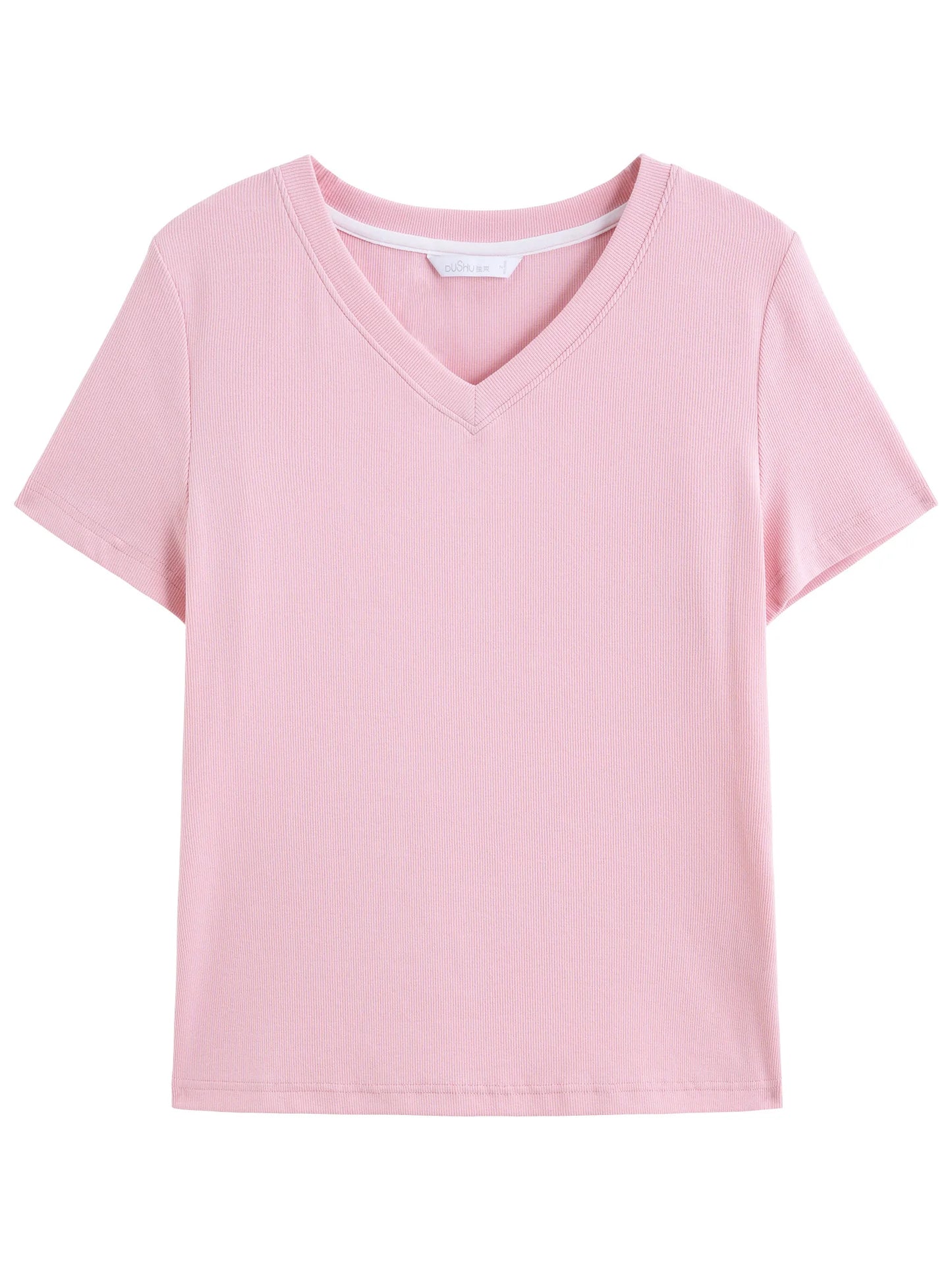 3D-Blumen Baumwollshirt in Übergröße mit Rundhalsausschnitt – Schlankes, besticktes Design für Büro und Alltag