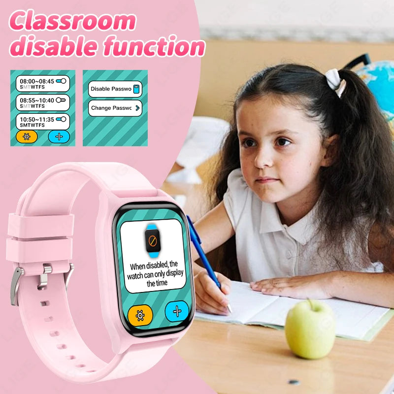 LIGE Kinder Smartwatch Kinder Lernkarte Hörbuch Aufnahmespiele Jungen Mädchen Uhr Student Kalorien Sport Neue Smartwatch