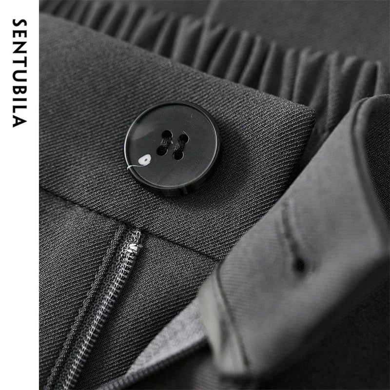 Damen Röcke im klassischen Twill-Design mit Schlitz und knielanger Länge