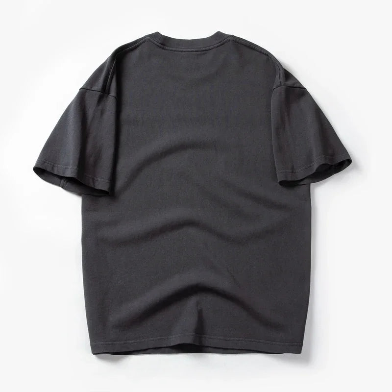 Herren T-Shirt aus Baumwolle im lässigen O-Ausschnitt mit hochwertigem Design