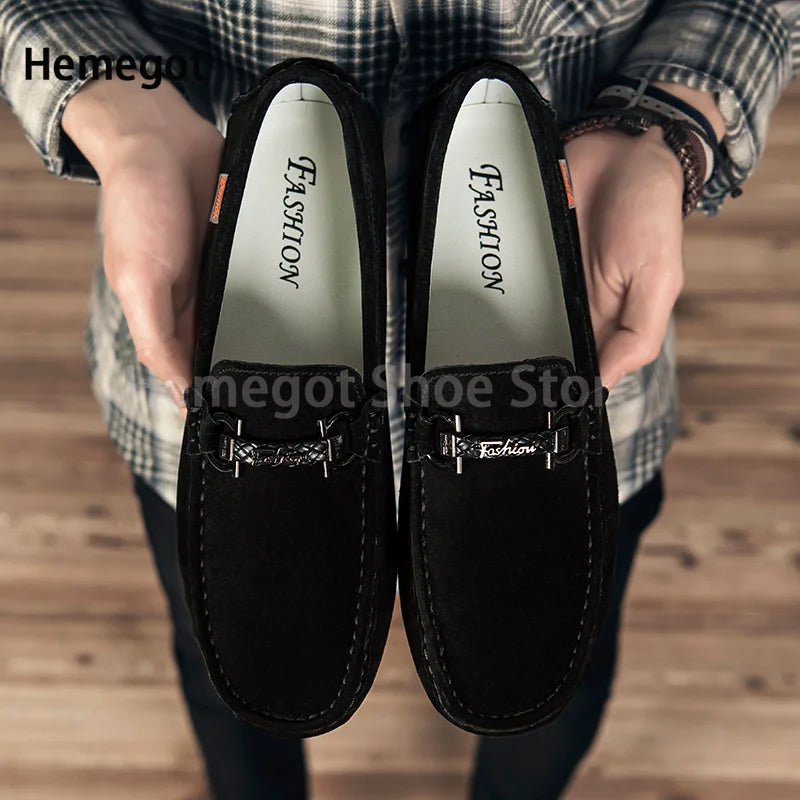 Elegante Herren-Loafer mit dicker Sohle – stilvoll & komfortabel