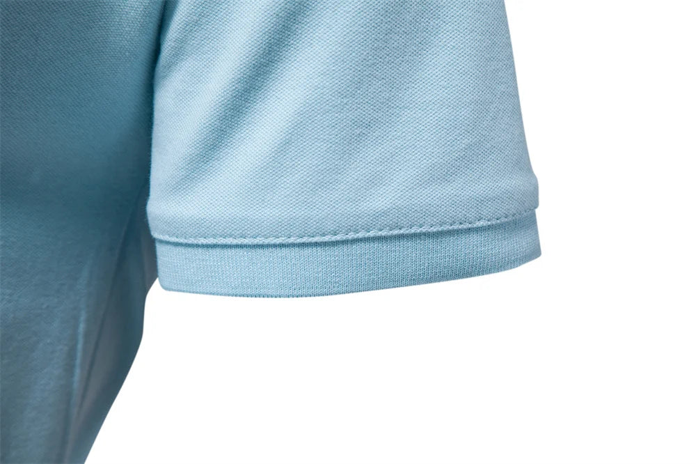 Herren Polo Shirts aus Baumwolle mit hochwertiger Stickerei für den Sommer