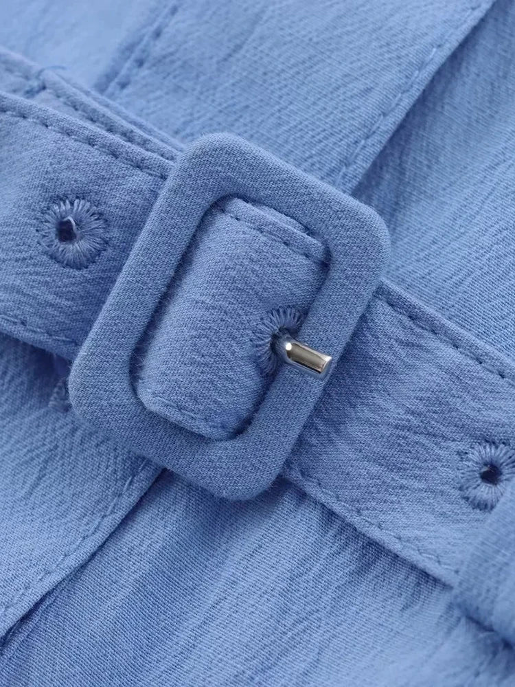 Schulterfreies ärmelloses Patchwork-Kleid mit Hohldesign für Damen – figurbetont und stilvoll