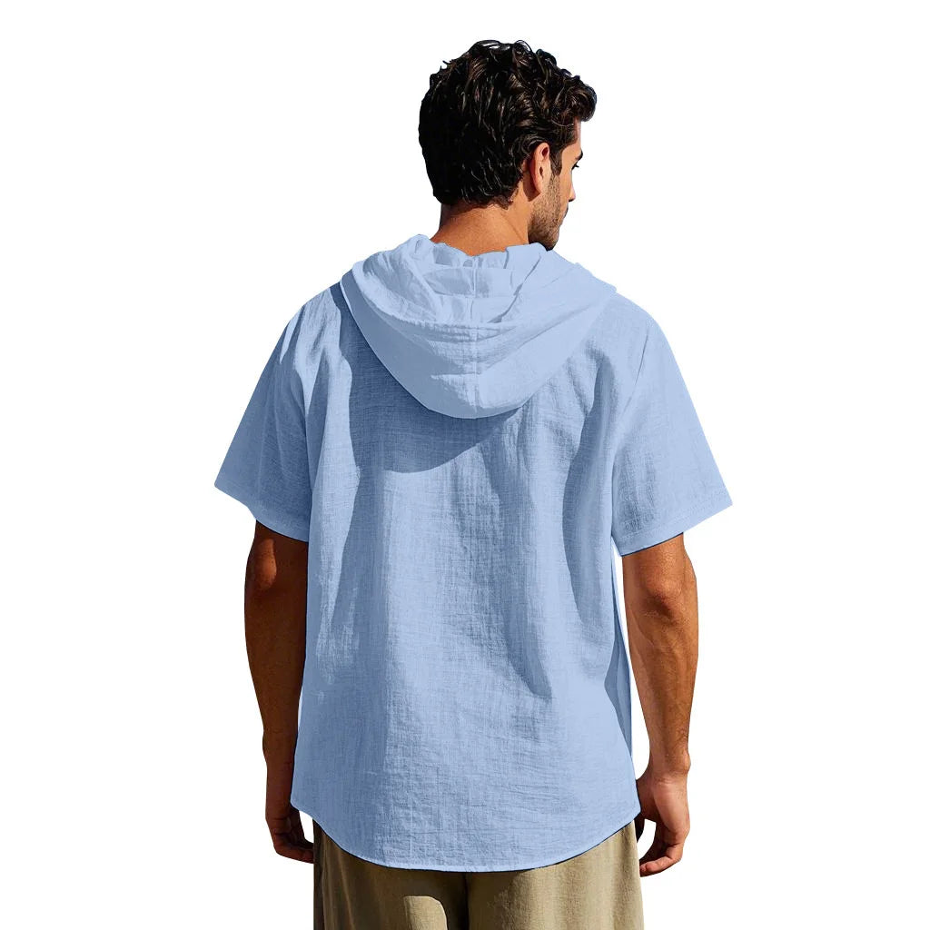 Langarm-Herrenhemd aus Cord mit Streifenmuster – aus samtweichem Baumwollstoff in mehreren Farben.