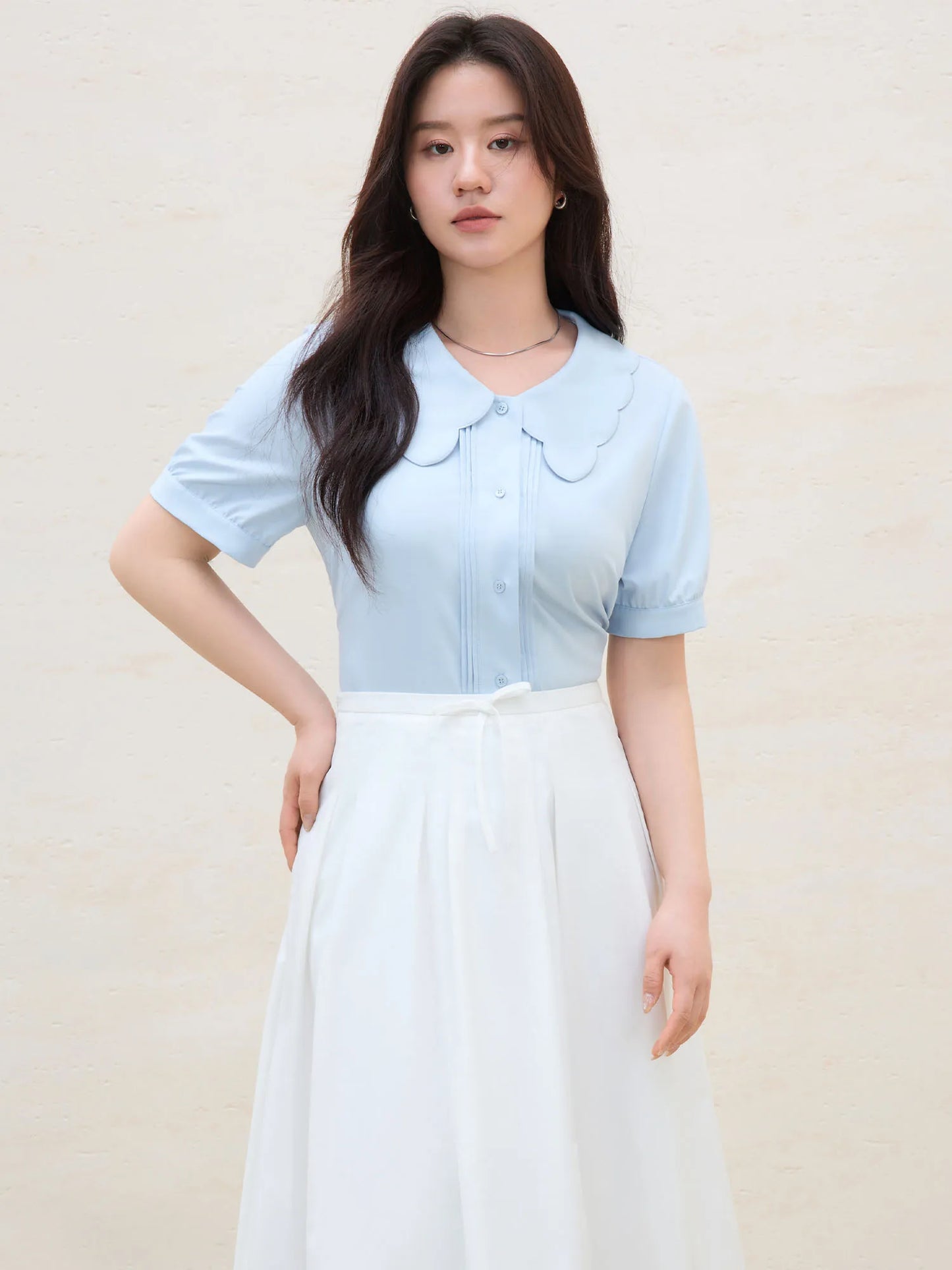 Elegantes Damen-Spitzenshirt in Übergröße – vielseitig und modisch für das Büro