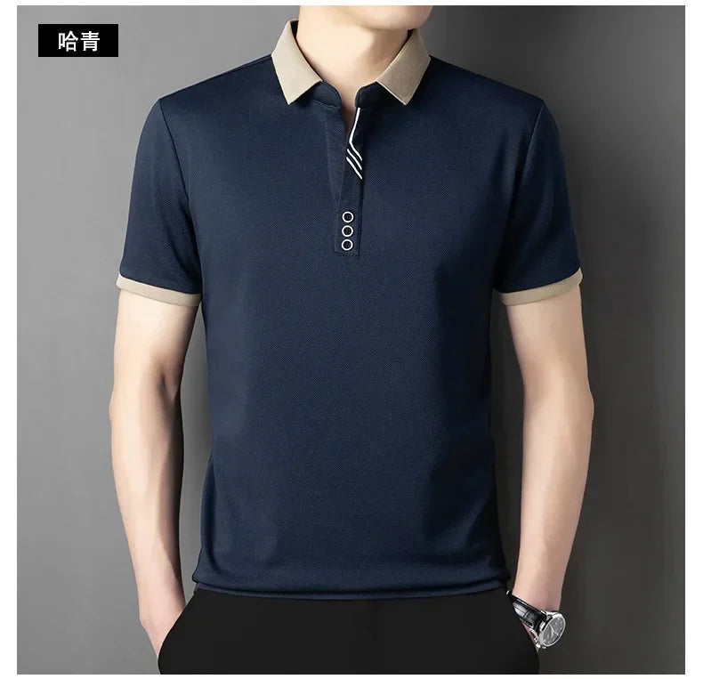 Herren-Poloshirt mit kurzen Ärmeln und Knopfleiste – ideal für den Alltag