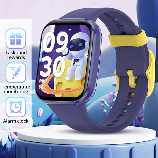 LIGE Multifunktions-Smartwatch für Kinder im Alter von 5–12 Jahren, wasserdicht, für Kinder, Smartwatch, Wecker, Kinder, Studenten, Spiel, Armband, Kinder, Geschenk