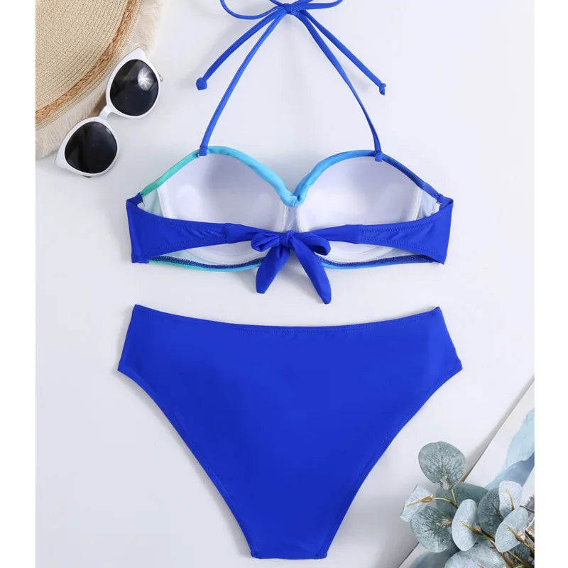 Sexy Bikini-Set für Damen mit Push-up-Effekt – ideal für Strand und Pool