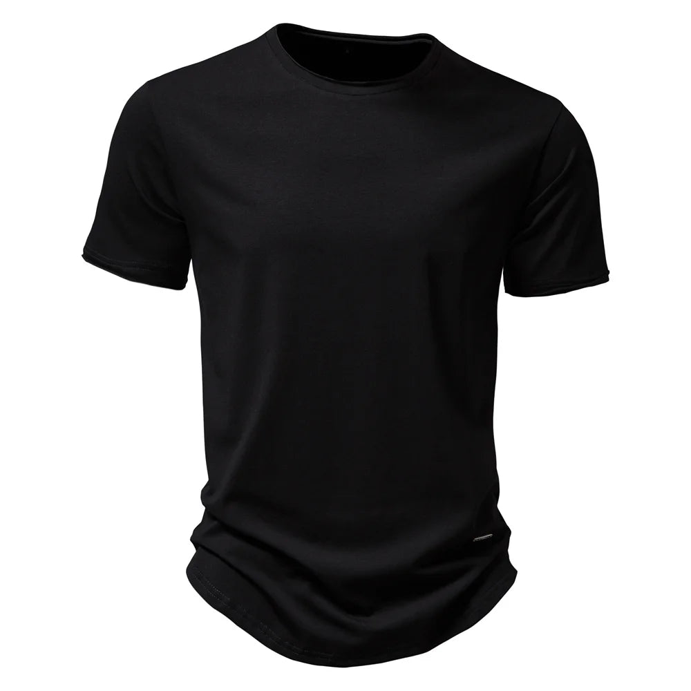 Herren T-Shirt aus 100 Prozent Baumwolle im lässigen Sommer-Stil