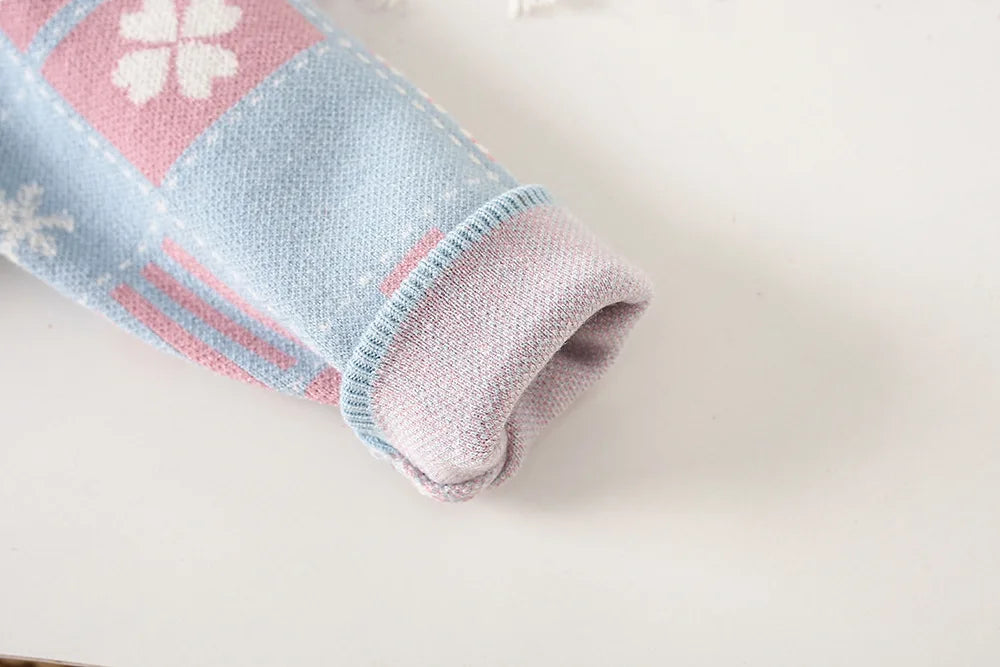 Mädchen Kleidung Set mit O-Neck Stricken Tops und Falten Röcken