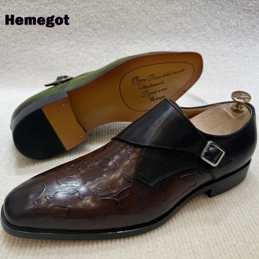 Luxury Leather Shoes Men's Handmade Wedding 38~46 Designer British Dress Flats Formal Business Driving Casual Shoes Men Loafers
