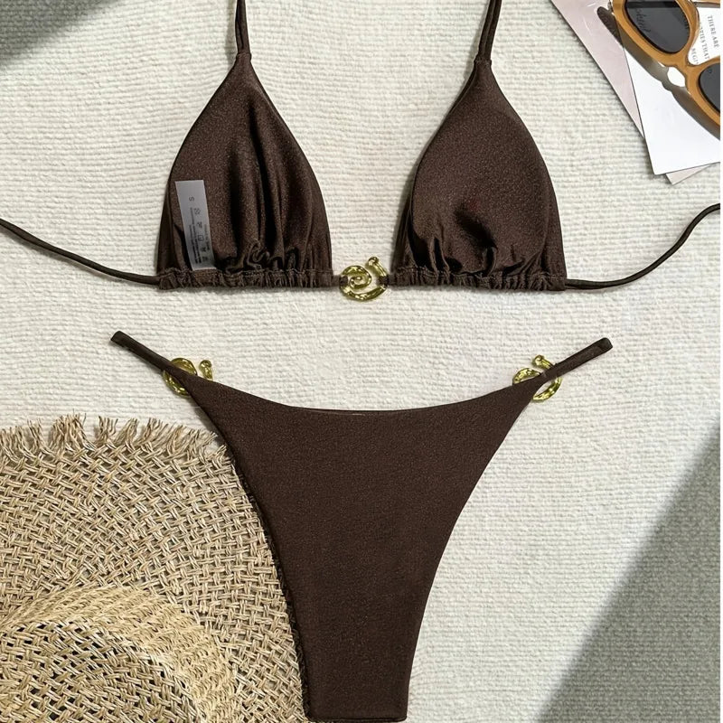 Sexy Bikini-Set mit Push-up-Effekt – Perfekt für Strand und Pool
