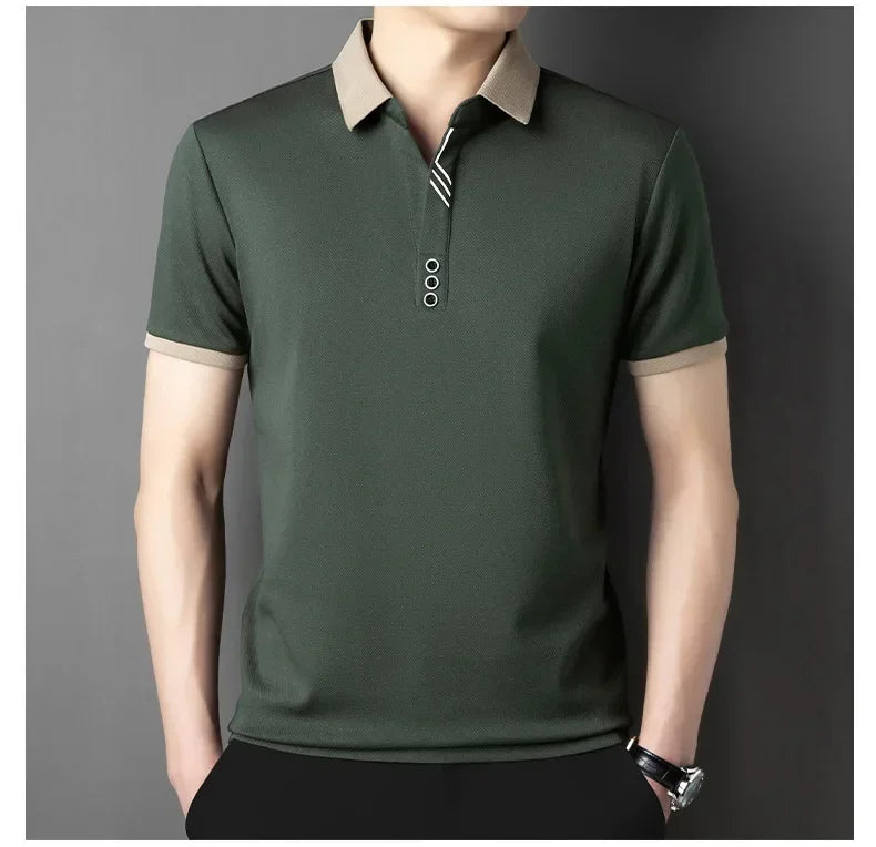 Herren-Poloshirt mit kurzen Ärmeln und Knopfleiste – ideal für den Alltag