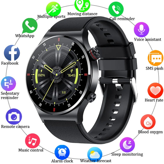 Männer Smart Uhr mit Bluetooth Anruf und wasserdichtem Sport Armband