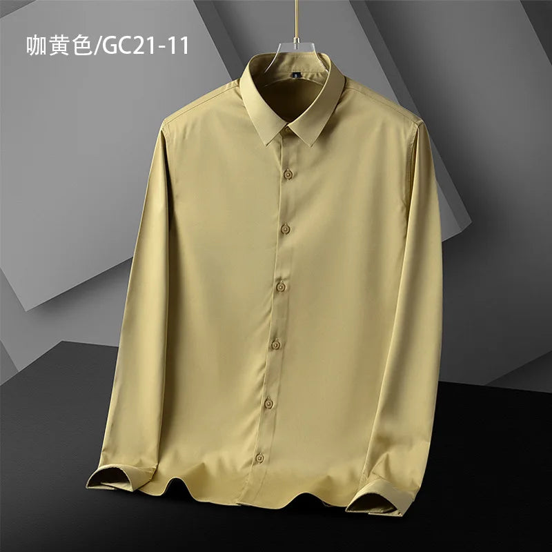 Leichtes Herrenhemd aus Baumwoll-Leinen mit kurzen Ärmeln und Karomuster – ideal für Freizeit und Alltag