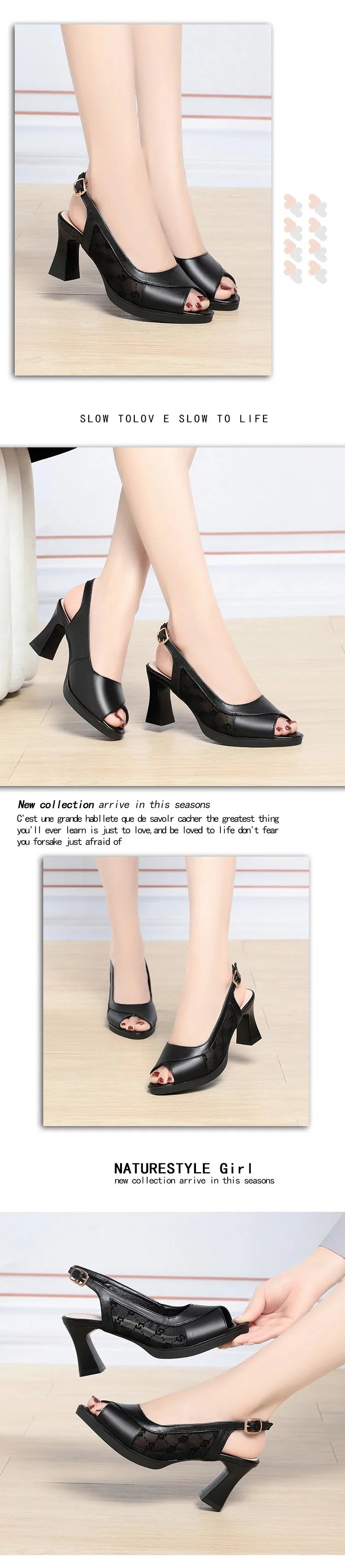 AIYUQI Frauen High Heel Sandalen Plattform 2025, Neue Echtes Leder Sommer Sandalen Frauen Fisch Mund Mode Kleid Frauen Sandalen