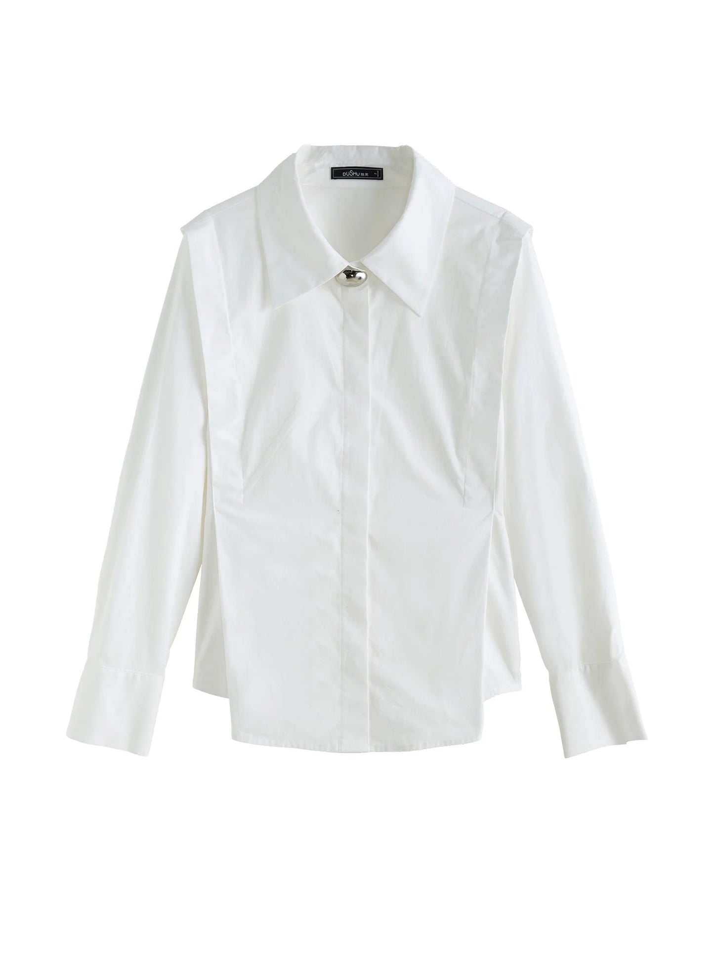Hochwertiges Damen-Acetatshirt für den Herbst – vielseitig, lässig und locker für den täglichen Gebrauch