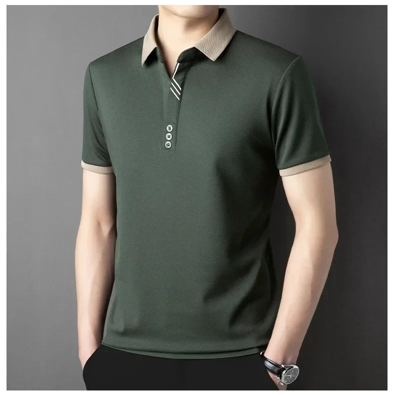 Herren-Poloshirt mit kurzen Ärmeln und Knopfleiste – ideal für den Alltag