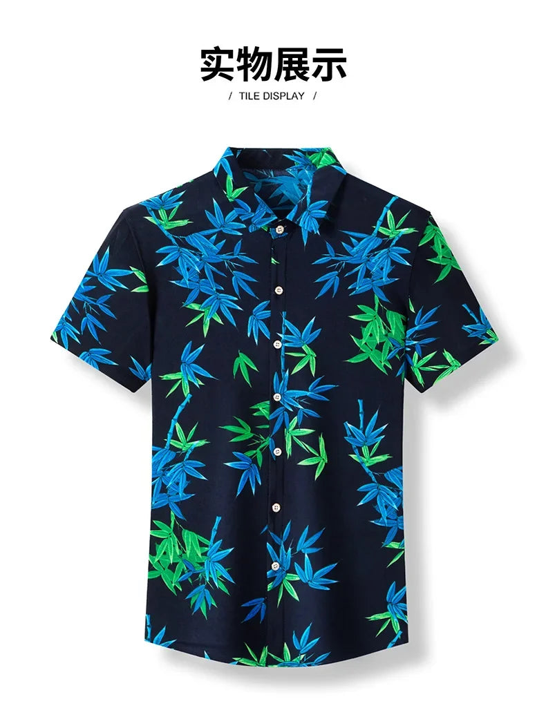 Kurzärmeliges Herrenhemd aus Maulbeerseide – elastisches, sommerliches Business-Casual-Hemd in Uni-Farbe aus Eisseide