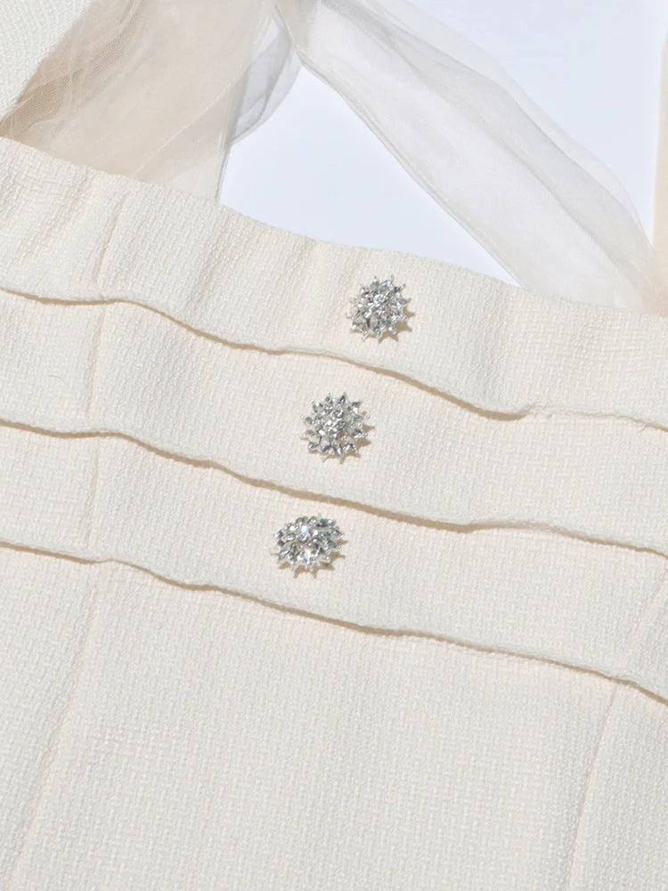 Eleganter Damen-Blazer mit Diamant-Patchwork, Notch-Kragen und langen Ärmeln – stilvoll und vielseitig.
