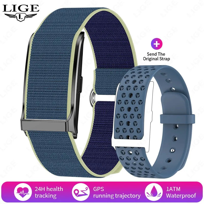 LIGE Frauen Smart Band Männer Uhr Herzfrequenz Blutdruck Sport Fitness Smartwatch Neue Mann Outdoor Smart Armband Damen 2025