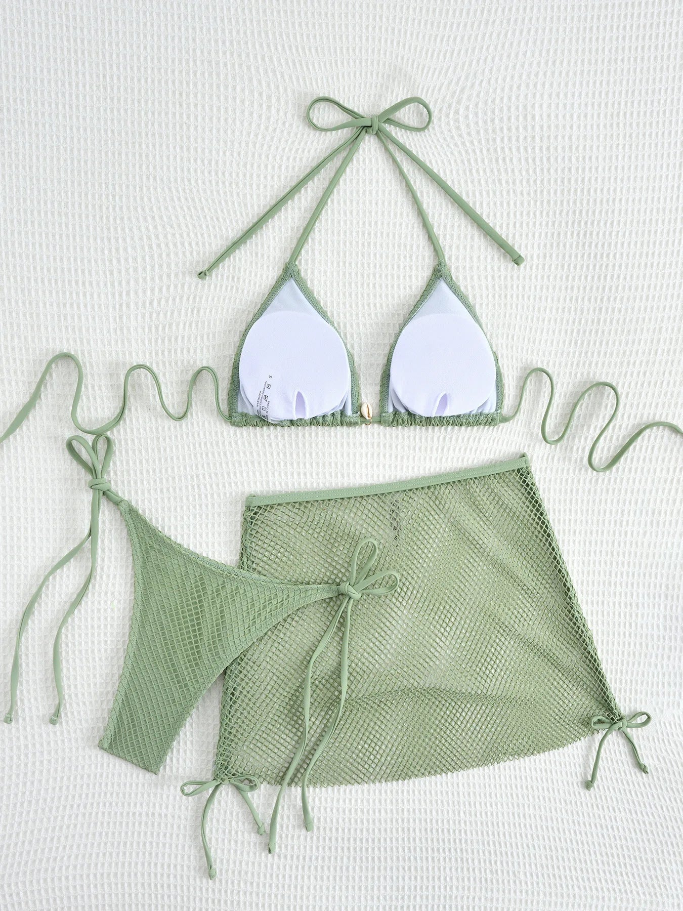 Sexy Bikini-Set mit Push-up und hoher Taille – Perfekt für Strand und Pool