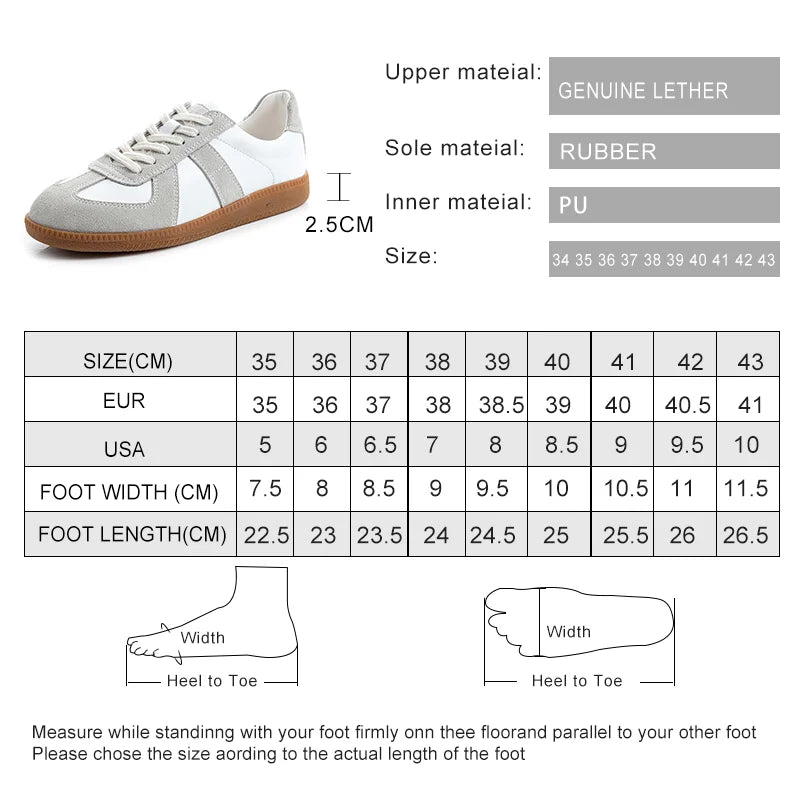 AIYUQI Damen Training Schuhe Leder Metal Toe Cap Flach