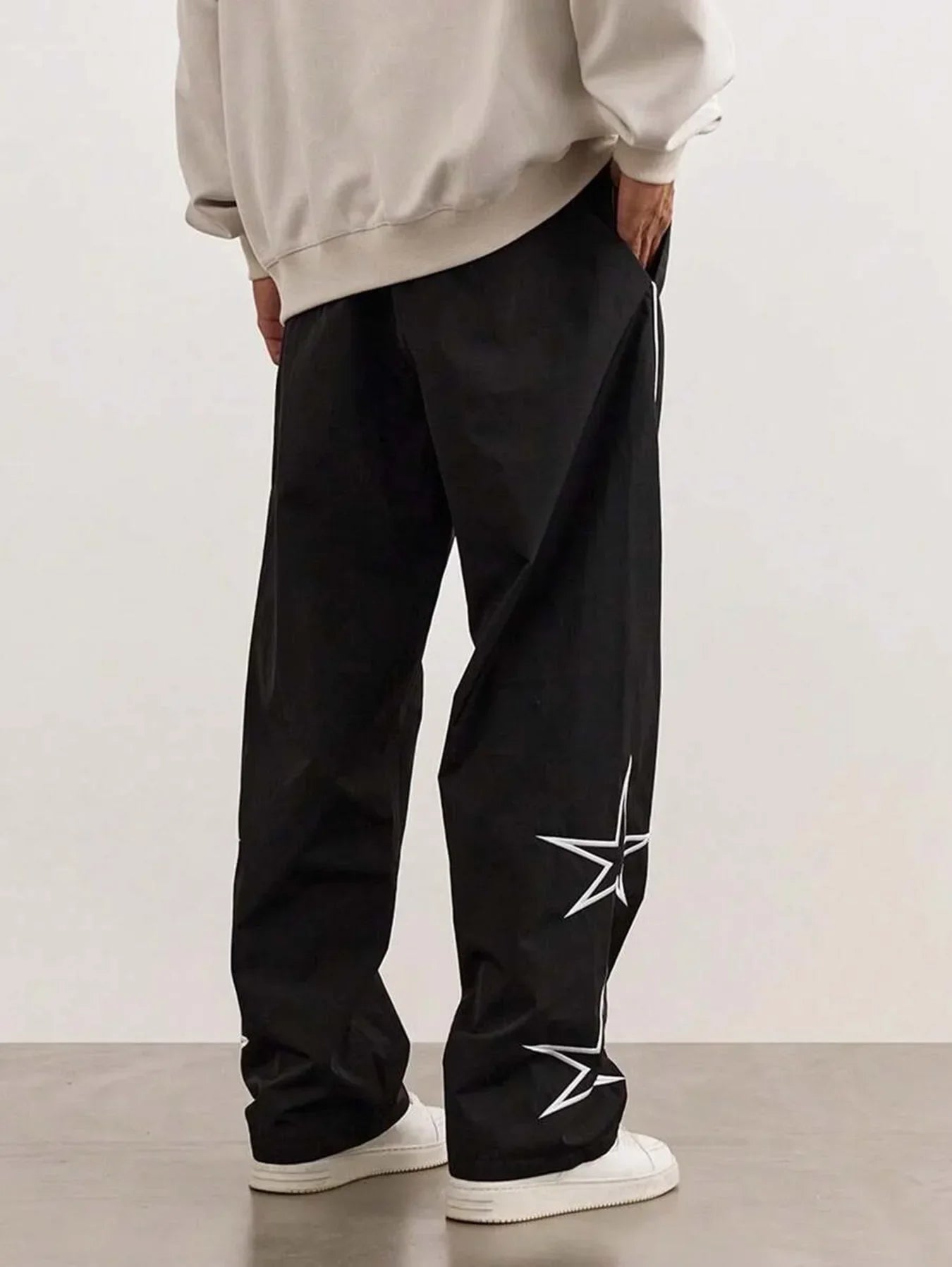 Männer Neue Gestickte Casual Hosen High Street Trendy Marke Retro Casual Hosen Männer