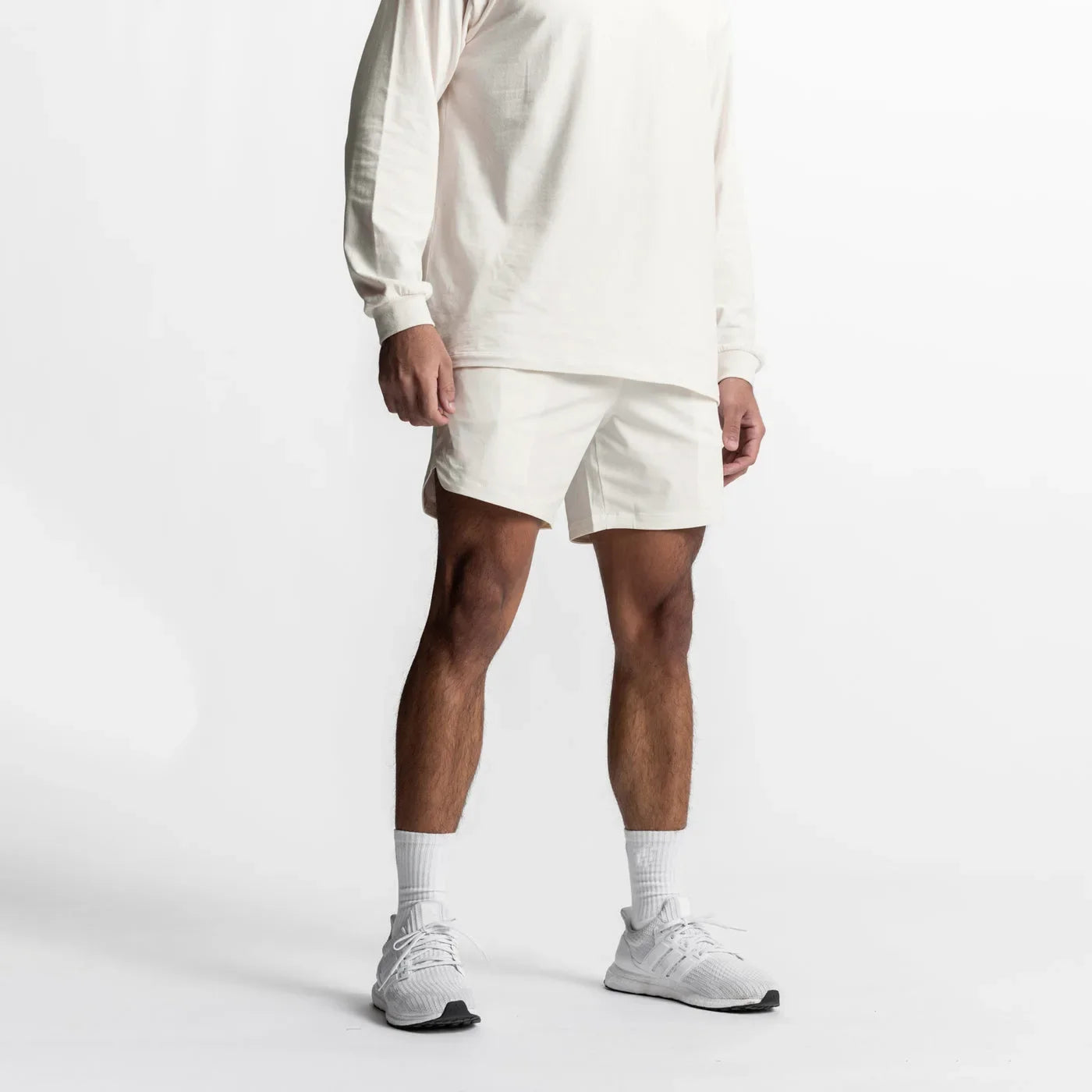 Atmungsaktive Baumwoll-Leinen-Shorts mit Kordelzug und elastischem Bund – ideal für den täglichen Strandbesuch