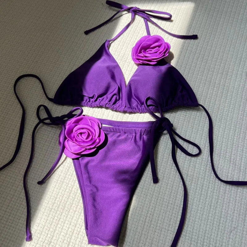 Sexy Bikini-Set für Damen mit Push-up-Effekt – ideal für Strand und Pool