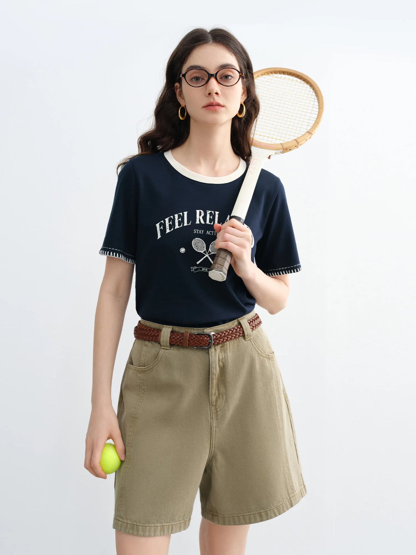 Sommerliches Damen-Zweiteiler-Set mit erfrischendem Design – Bluse und Rock im eleganten Casual-Stil