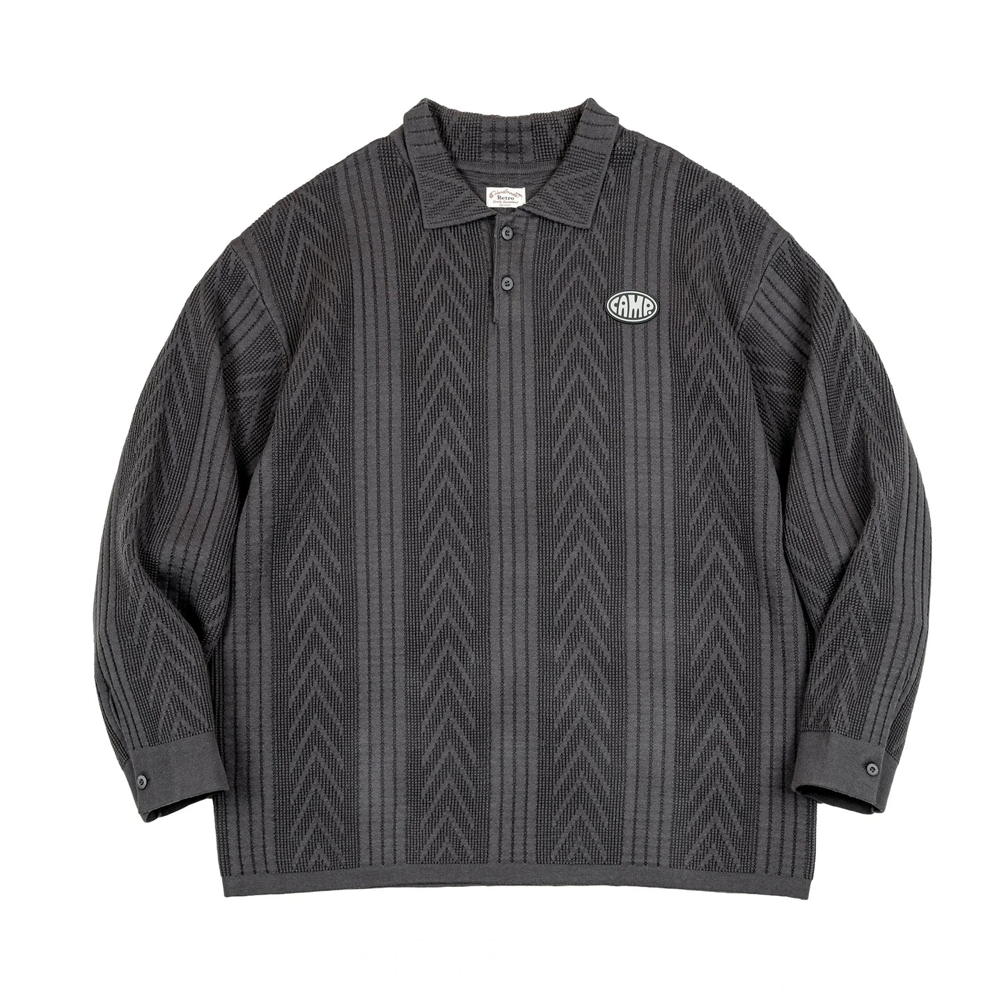 Herren Pullover aus Jacquard mit strukturierter Strickart im Vintage-Stil