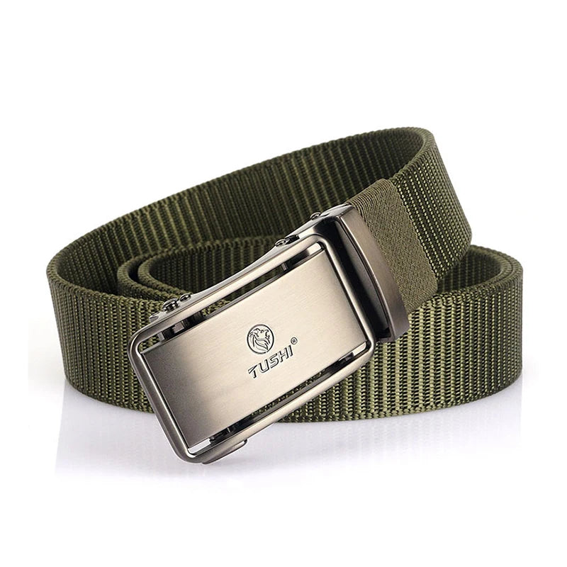 VATLY Tactical Nylon-Gürtel 3,4 cm 1200D mit Automatik-Schnalle Outdoor