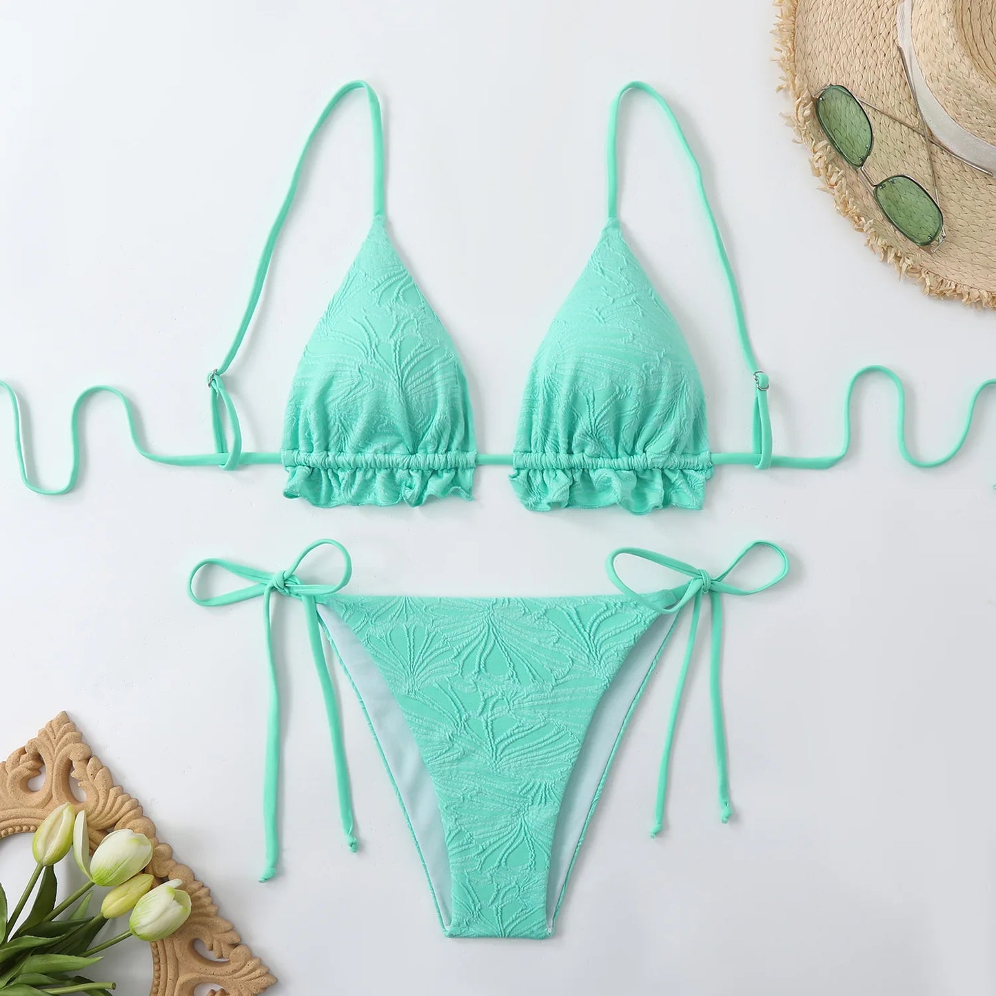 Sexy Bikini-Set für Damen mit Push-up-Effekt – ideal für Strand und Pool