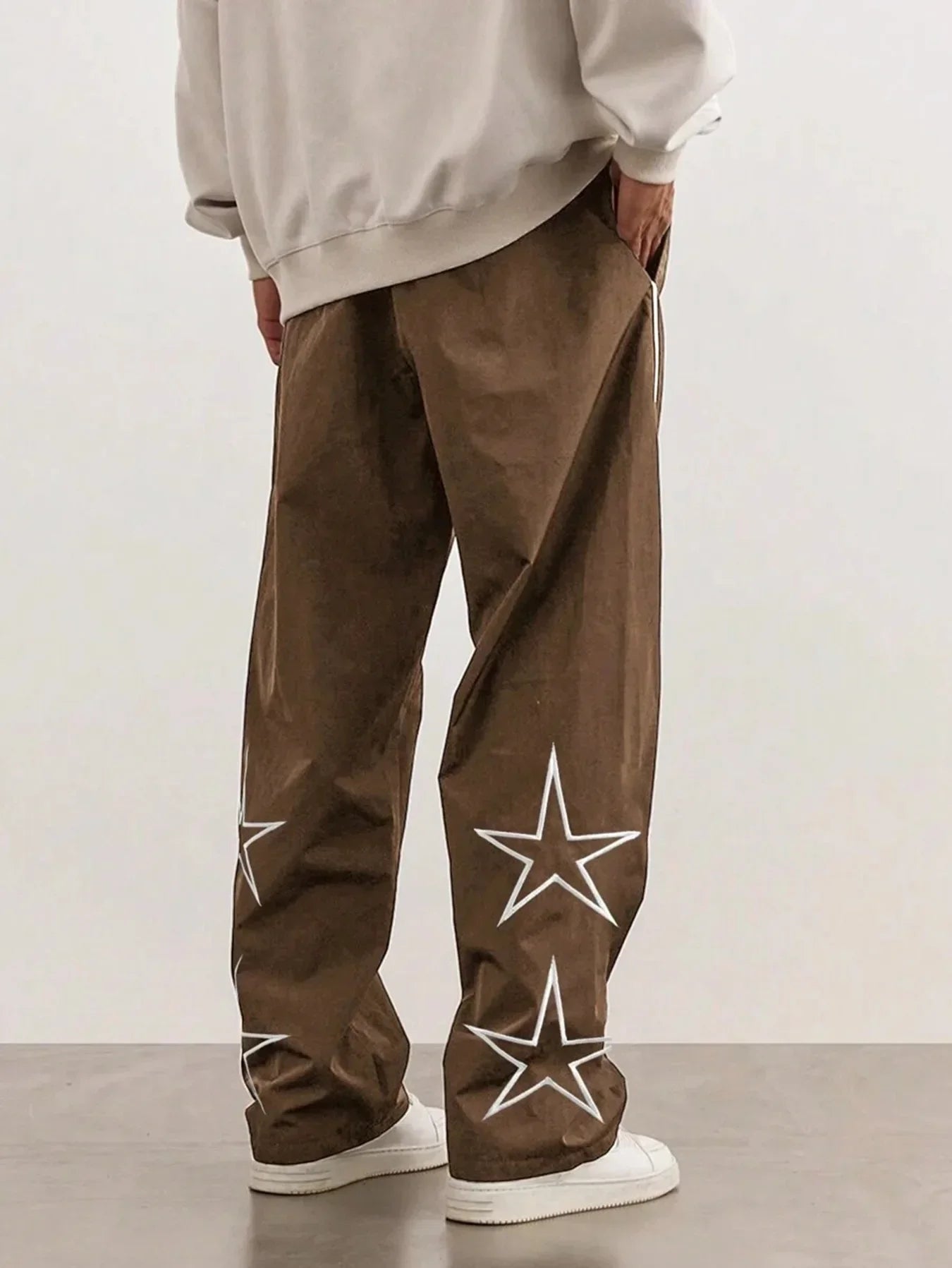 Männer Neue Gestickte Casual Hosen High Street Trendy Marke Retro Casual Hosen Männer