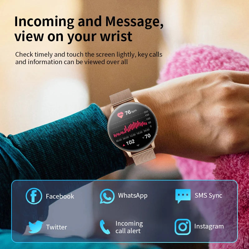 LIGE Neue Smartwatch mit Sprachanruf, 1,39 Zoll HD-Display, Smartwatch, Herzfrequenz-Gesundheitsüberwachung, Sport-Smartwatch für Männer und Frauen 2024