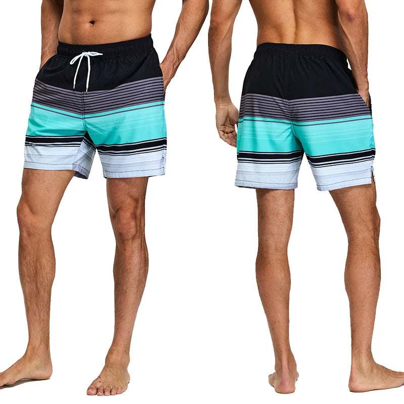 Kurze Herren-Badeshorts für Surfen und Sport – ideal für Strand und Schwimmen