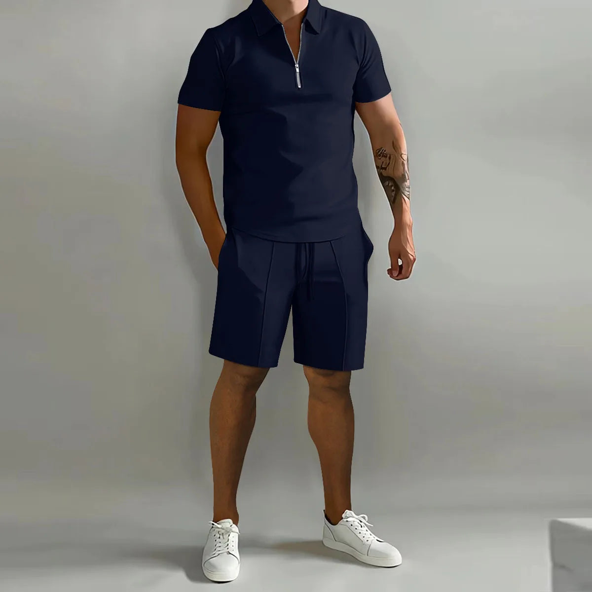 Herren T-Shirt mit Schnürung und Ösendesign – modisch und stilvoll für jeden Anlass.