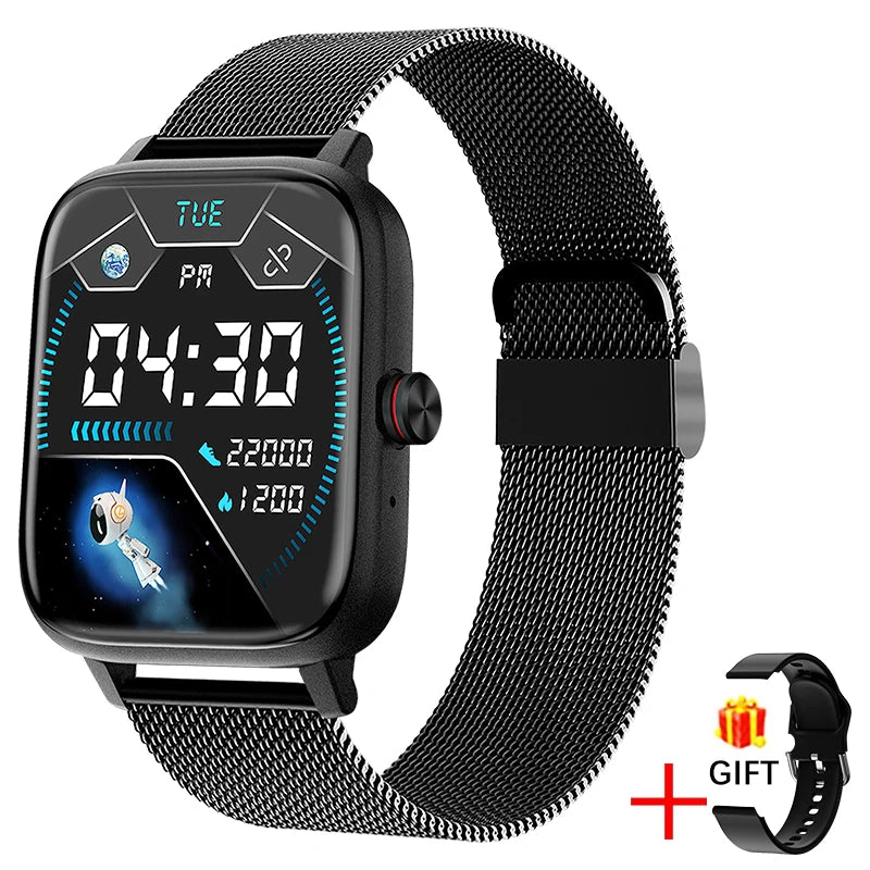 LIGE Anruf Smart Uhr Für Xiaomi DIY Uhr Gesicht 1,69 "Full Touch Screen Sport Fitness Armband Bluetooth Musik Smartwatch uhr