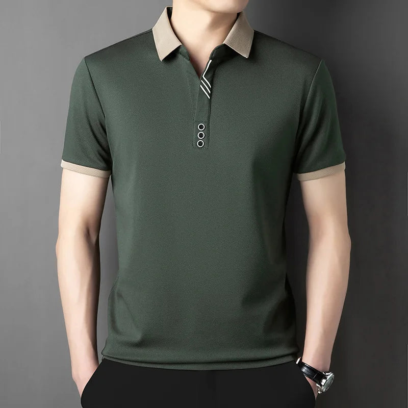 Herren-Poloshirt mit kurzen Ärmeln und Knopfleiste – ideal für den Alltag