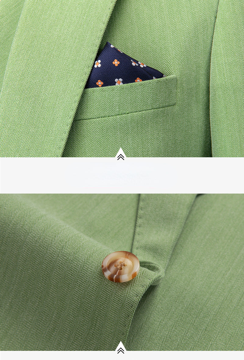 Luxuriöser Herren Anzug 3-teilig Grün S-5XL: Business, Hochzeit, Party, Eleganz Pur