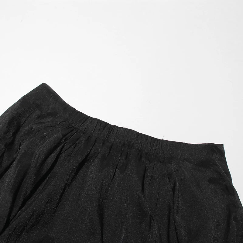 Elegantes Damen-Zweiteiler-Set mit Pailletten, langärmligem Oberteil und hoch taillierter, gerader Hose – schickes Outfit für besondere Anlässe.