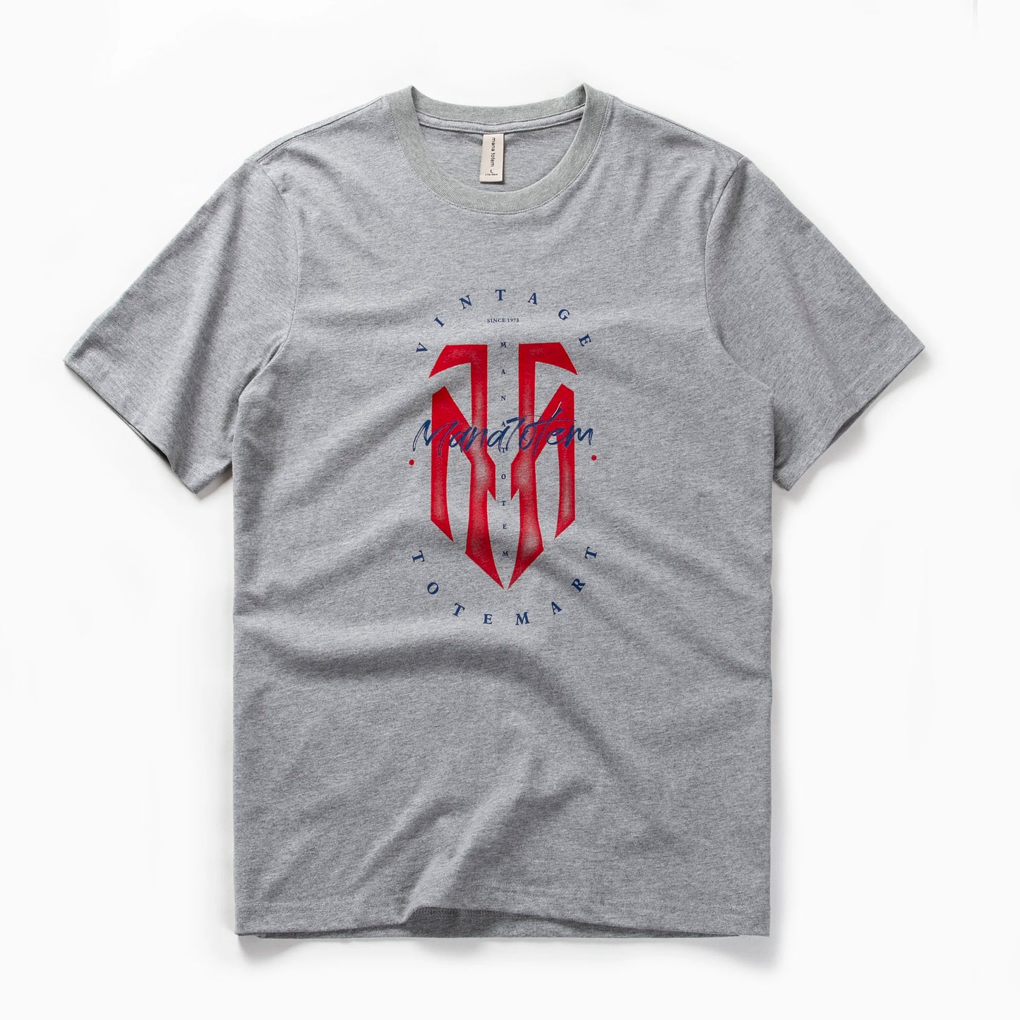 Herren T-Shirt mit Druck im Casual-Stil aus 100 Prozent Baumwolle