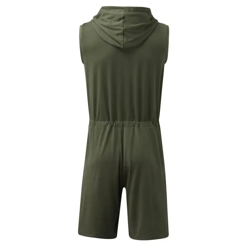 Weite Herren-Sommerhose mit Streifenmuster und Schlitz – lässig und vielseitig für den Alltag