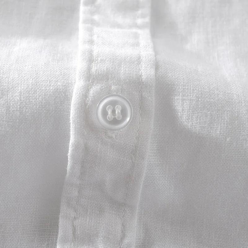 Elegantes Herrenhemd mit langem Ärmel und italienischem Design – knitterfrei und in schlichter Farbe